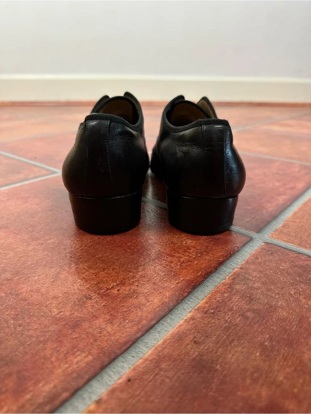 Christian Louboutin Alpha Male II Oxford Shoes in Black Calf Leather